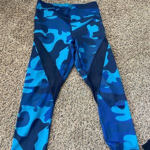 Zyia Active Blue Camo Leggings